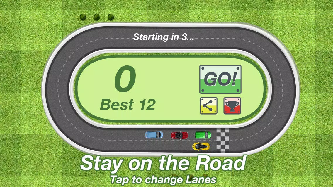Capturas de tela do Stay On The Road Racing - Don't get in the wrong lane!