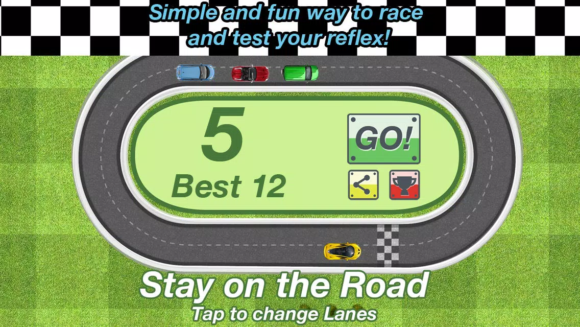 Capturas de tela do Stay On The Road Racing - Don't get in the wrong lane!