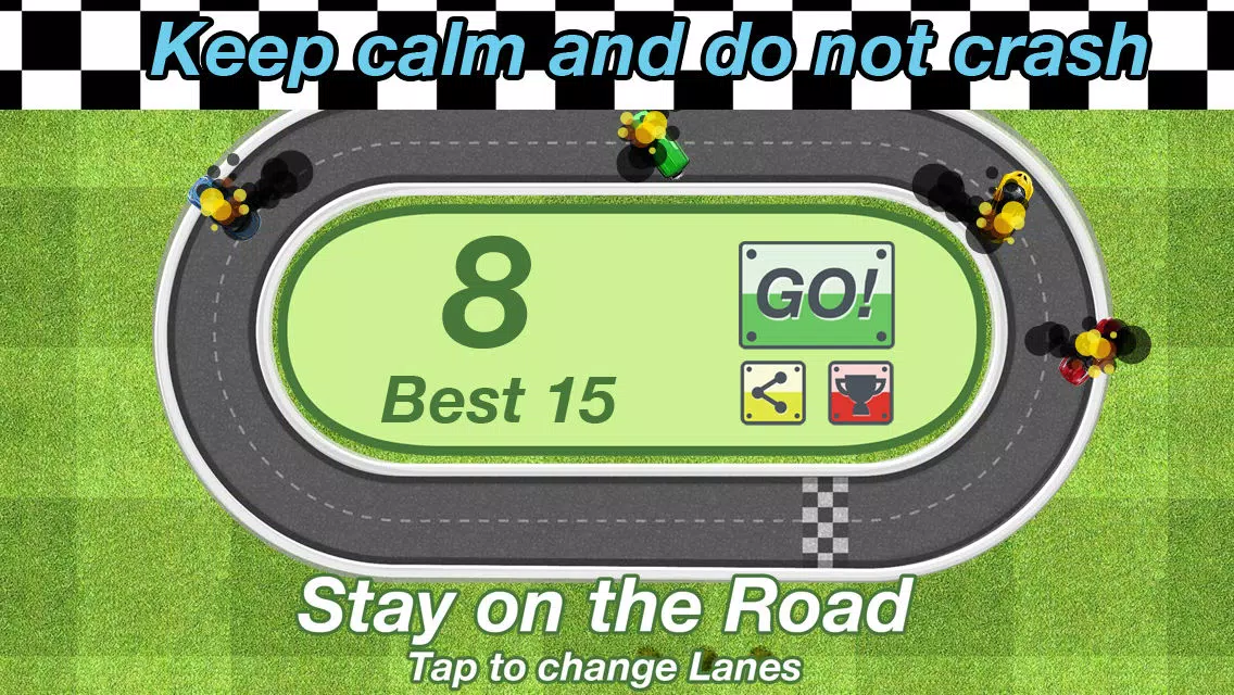 Capturas de tela do Stay On The Road Racing - Don't get in the wrong lane!