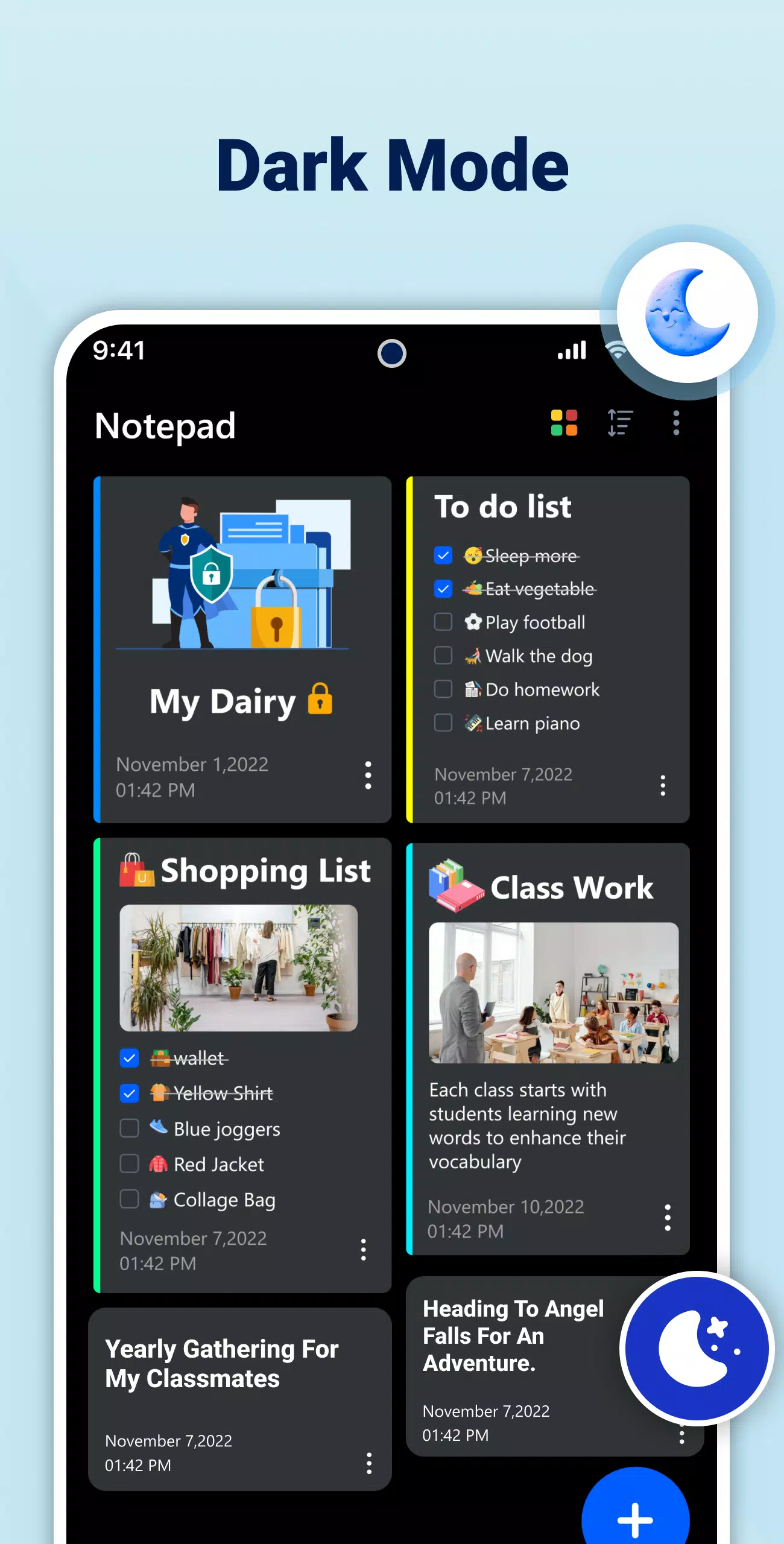 B Notes – Notepad Notebook app Screenshots