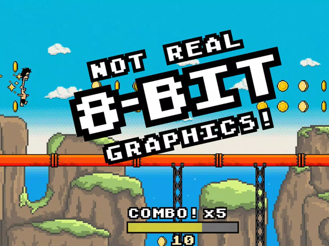 ภาพหน้าจอของ 8-BIT WATERSLIDE iPad