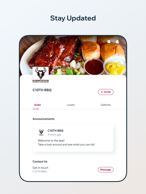 THE CORNER 10TH'S BBQ iPad Screenshots