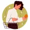 The Easy Shopping stickers