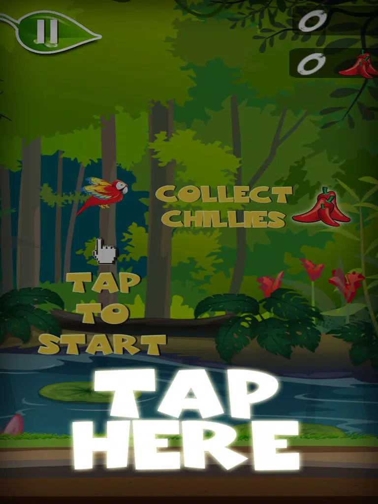 صور The Flappy Happy Parrot : Awesome bird Game against gravity beyond the possiblities iPad 
