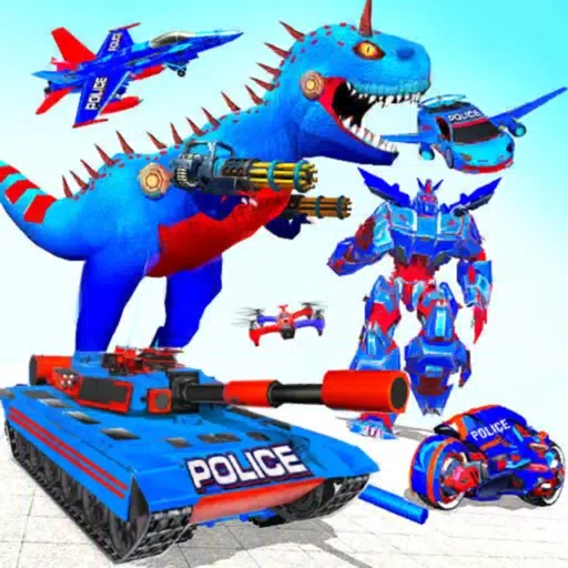 Dino Robot Car Games
