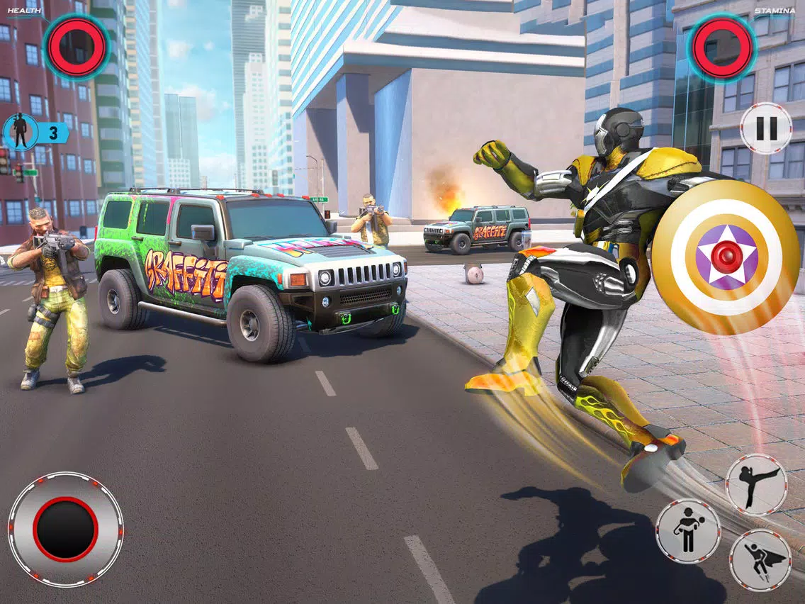 Incredible Robot Hero & Crook iPad Screenshots