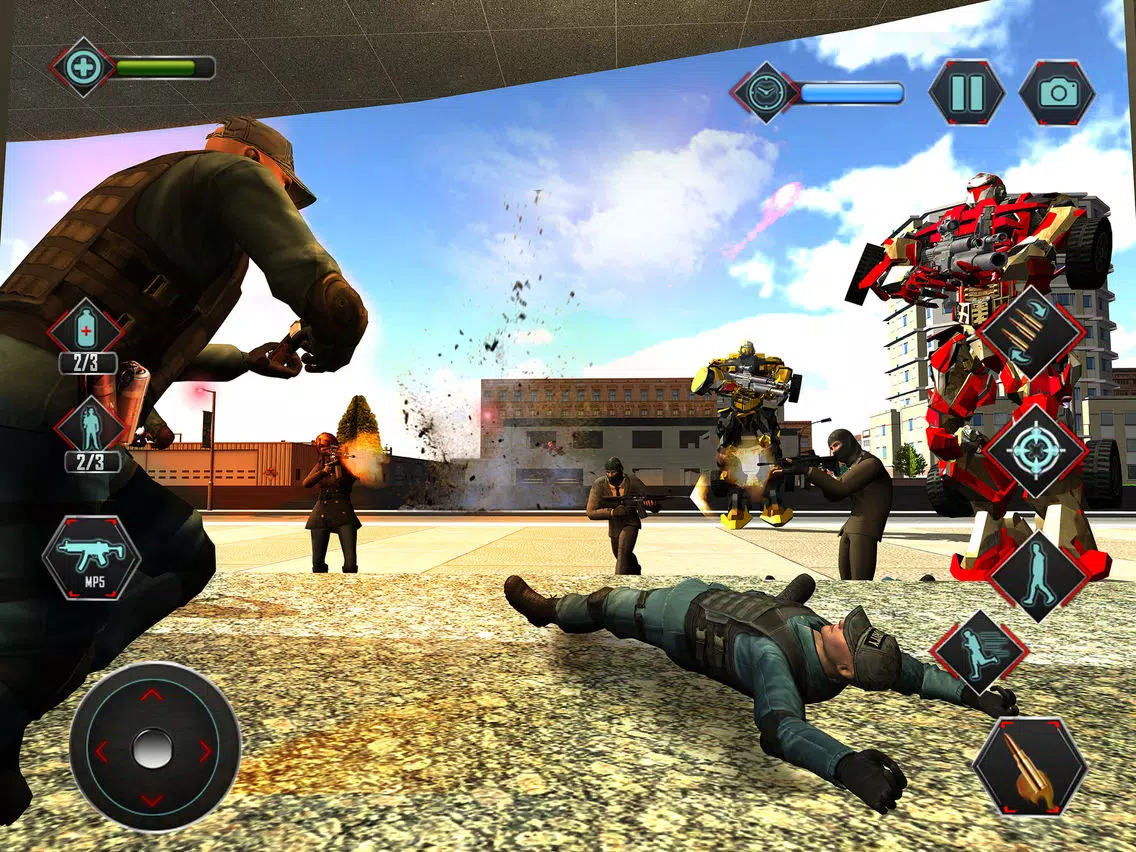 Ảnh chụp màn hình của Super Robot Steel Robbery Squad iPad 