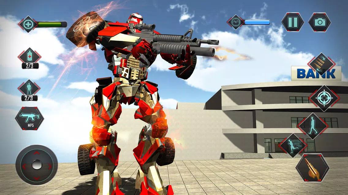 Ảnh chụp màn hình của Super Robot Steel Robbery Squad