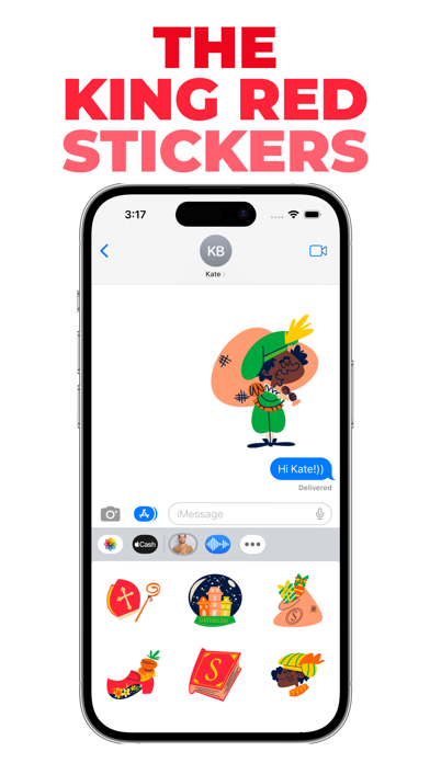 The King Red stickers Screenshots