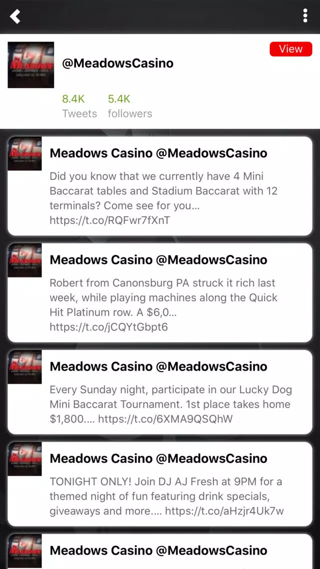 The Meadows Racetrack & Casino Screenshots