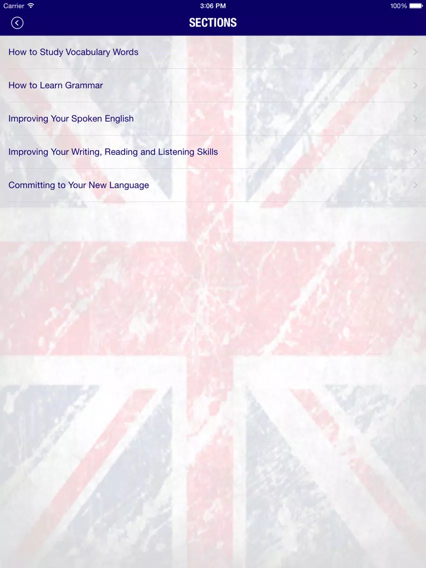 English Learning - FREE Guide for Beginners. iPad Screenshots