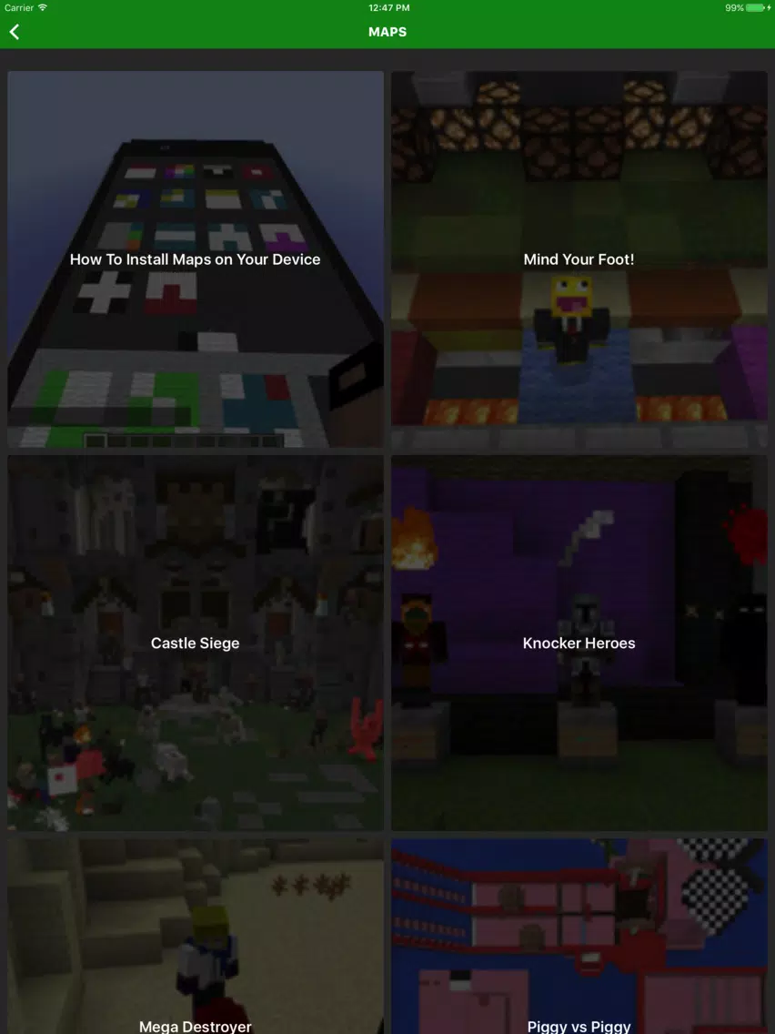 Mini Games for Minecraft PE (Best Maps & Servers) iPad Screenshots