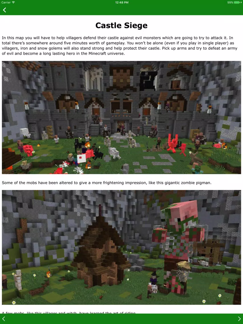 Mini Games for Minecraft PE (Best Maps & Servers) iPad Screenshots