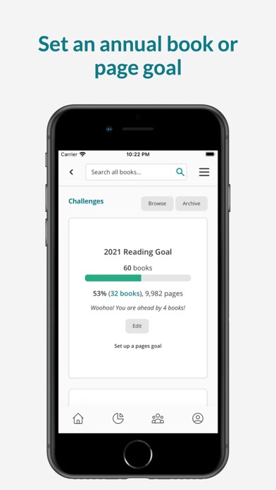 StoryGraph: Reading Tracker Screenshots