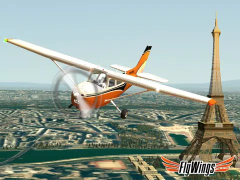 Flight Simulator Paris 2015 Online - FlyWings iPad  স্ক্রিনশট