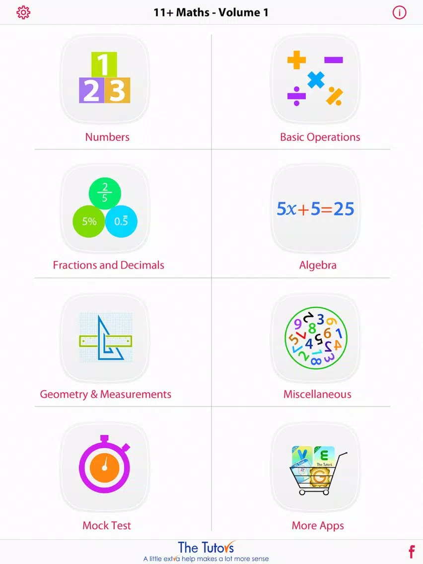 11+ Maths Vol. I by The Tutors iPad 應用截圖