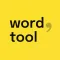 Wordtool: words in a context