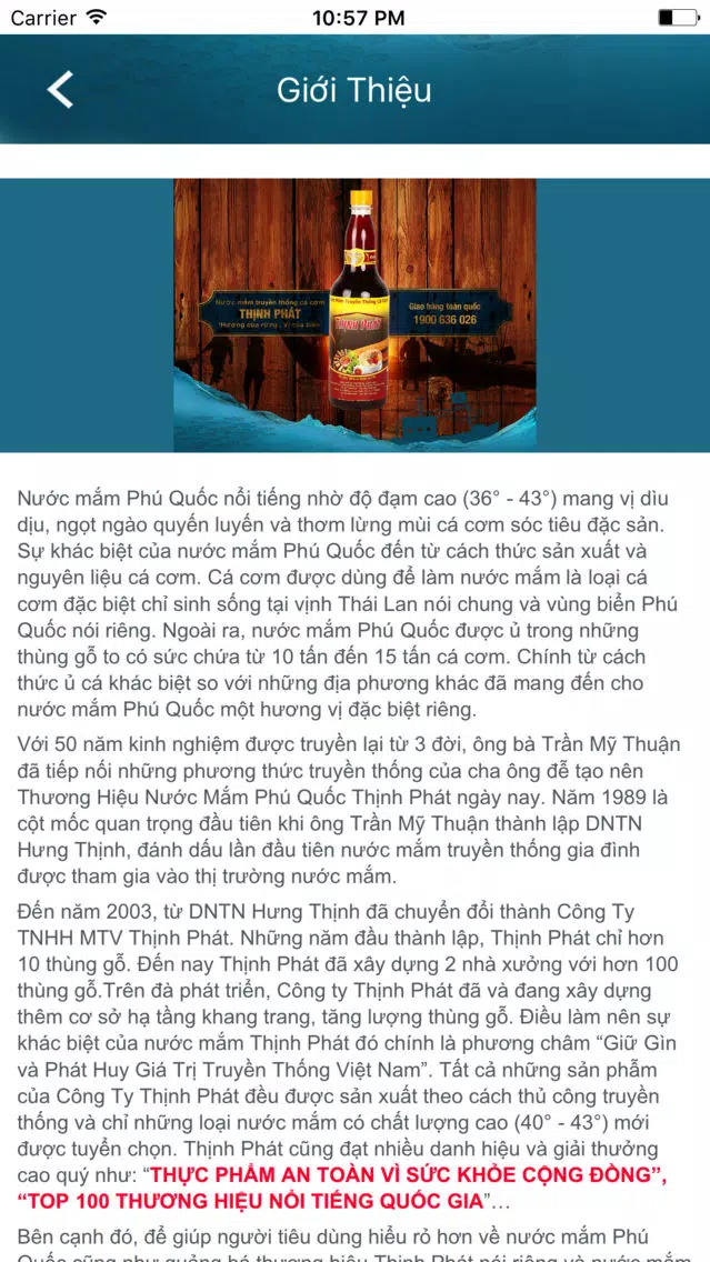 Capturas de pantalla de Thinh Phat Fish Sauce