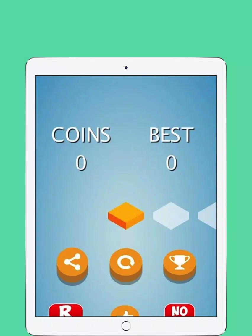 Roll Block Bounce Fly to Sky Don’t Fall iPad Screenshots