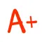 Grade sticker red pen school stickers for iMessage