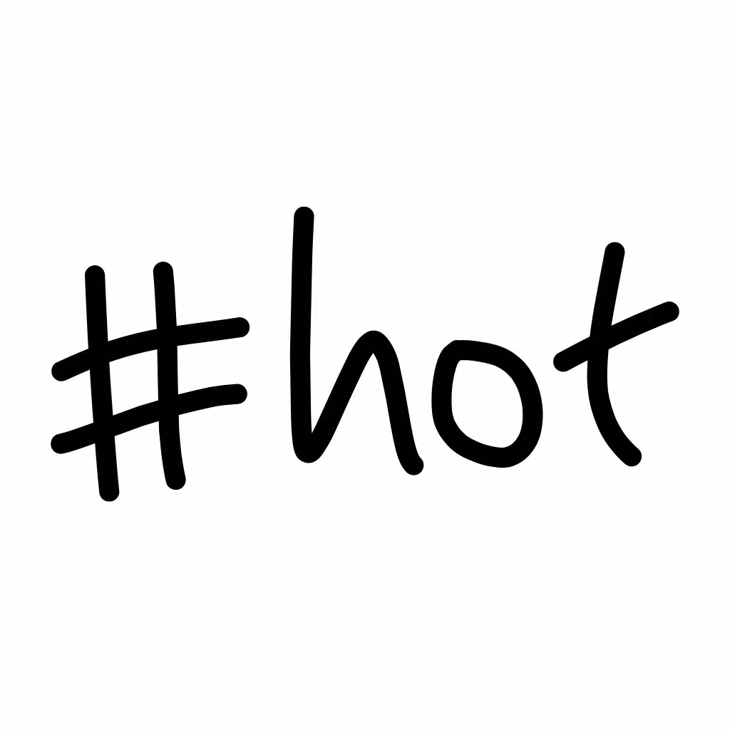 Hashtag sticker - text emoji stickers for iMessage Hashtag sticker - text emoji stickers for iMessage