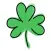 St Patricks Day, clover text stickers for iMessage