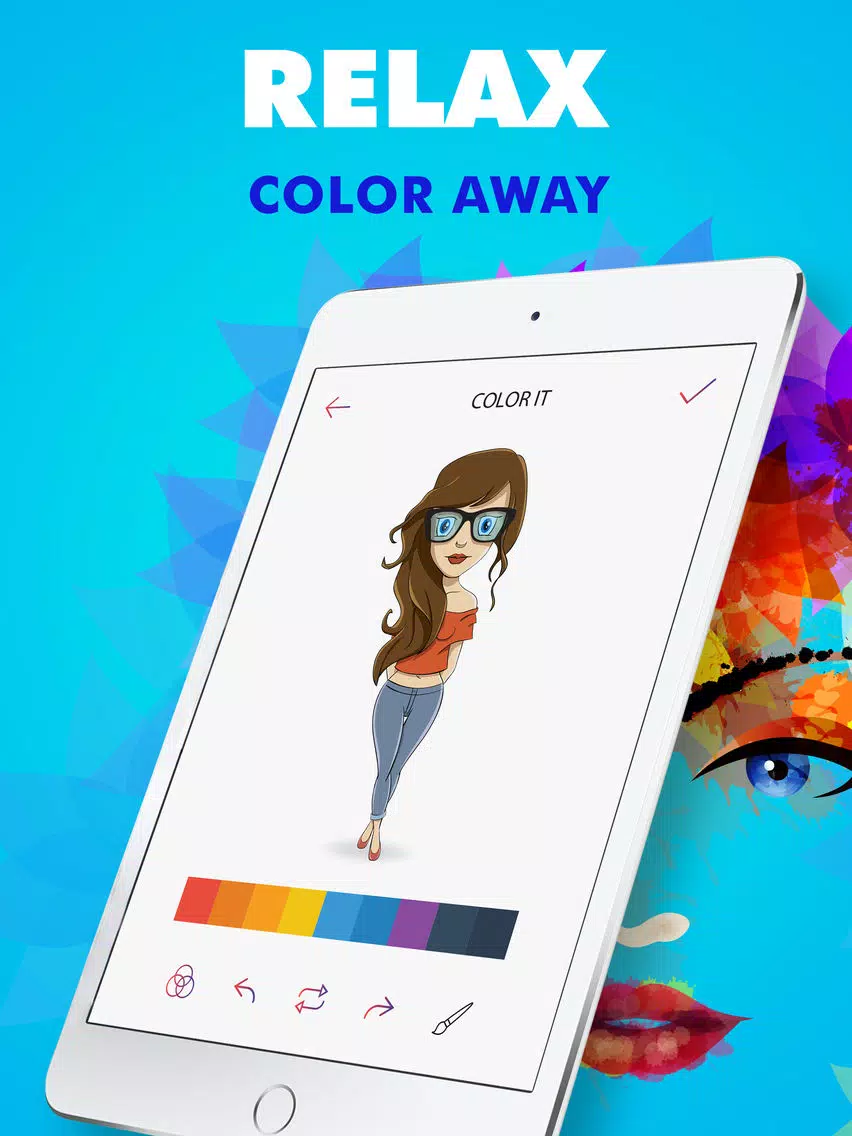 Lit Arts - Coloring Book iPad Screenshots