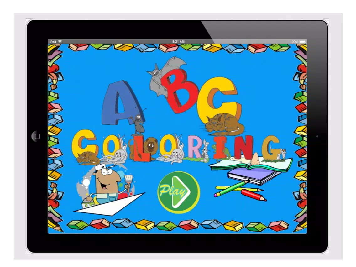 abc alphabet animal coloring books for kids free iPad स्क्रीनशॉट