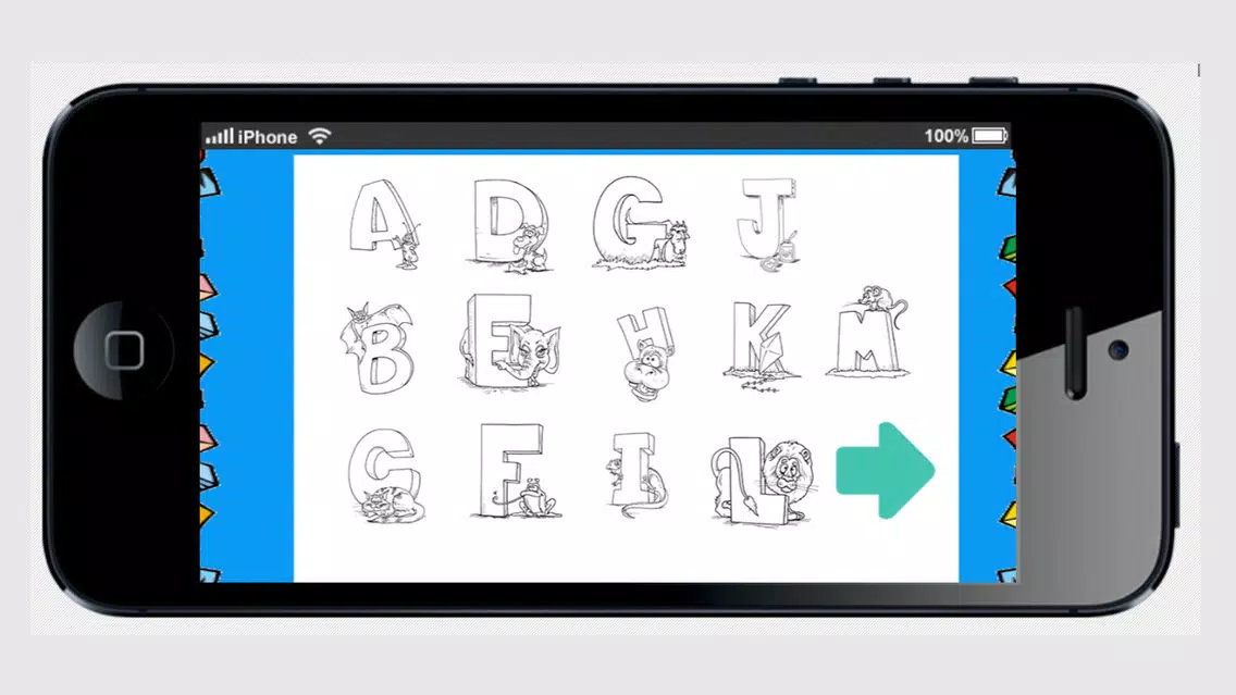 abc alphabet animal coloring books for kids free स्क्रीनशॉट