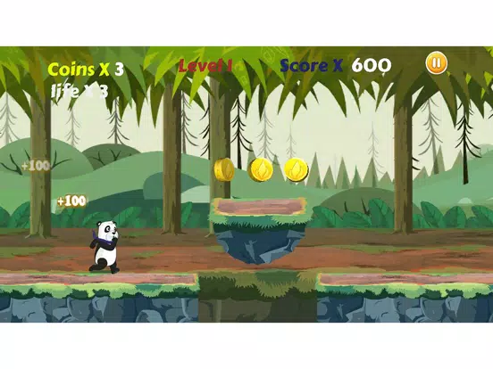 熊猫跑酷游戏-有挑战的游戏 iPad  Screenshots