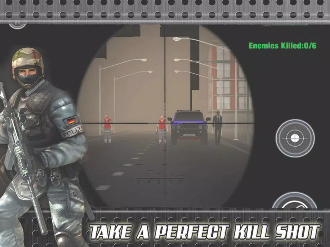 Capturas de tela do Sniper Night Boss 3D iPad 