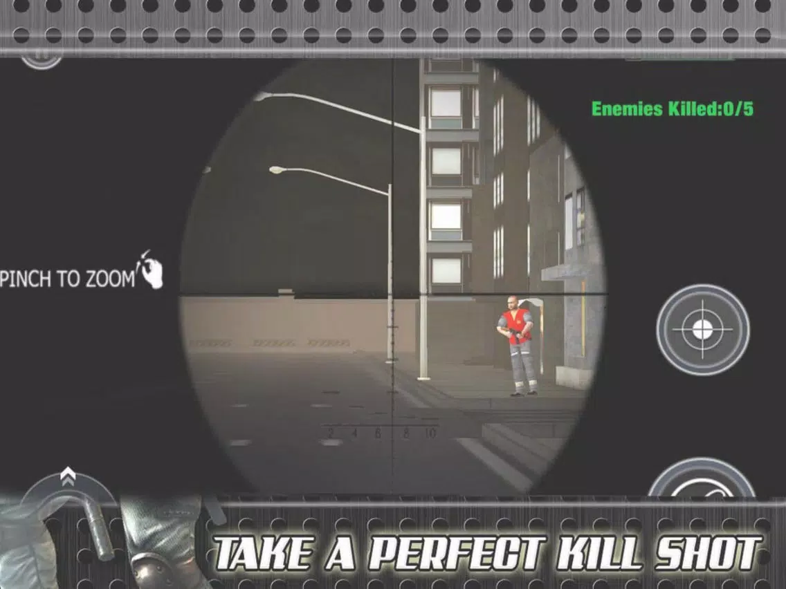 Capturas de tela do Sniper Night Boss 3D iPad 