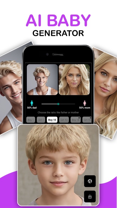 AI Baby Face Generator Pro Screenshots