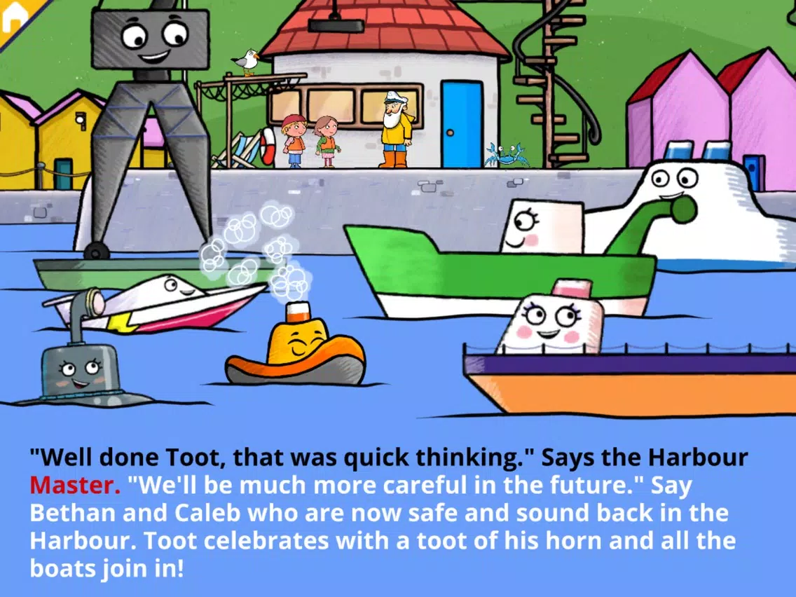 Toot to the Rescue - Story Book for Kids iPad Screenshots