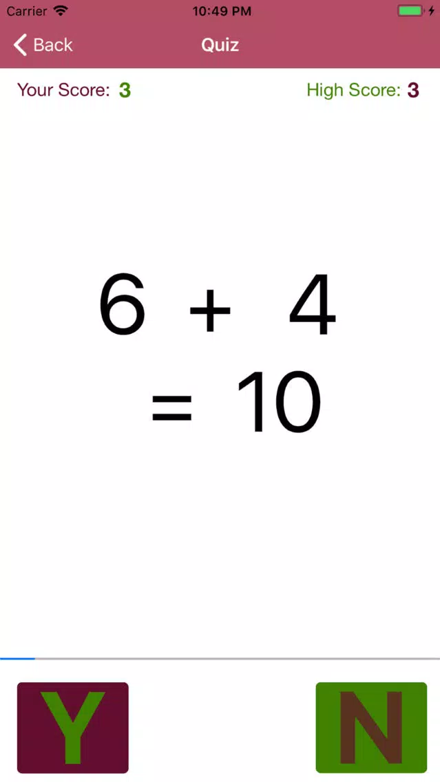 Smart Kid Quick Math سکرین شاٹس