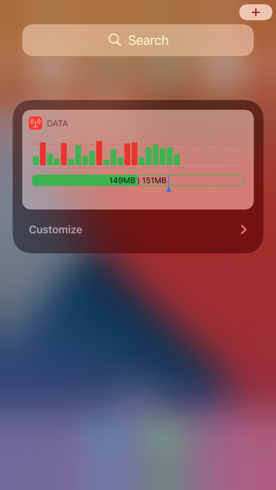 Data Widget - 3g/4g/5g data Screenshots