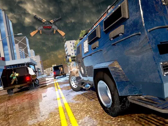 City Counter Terrorist Attack iPad  Screenshots