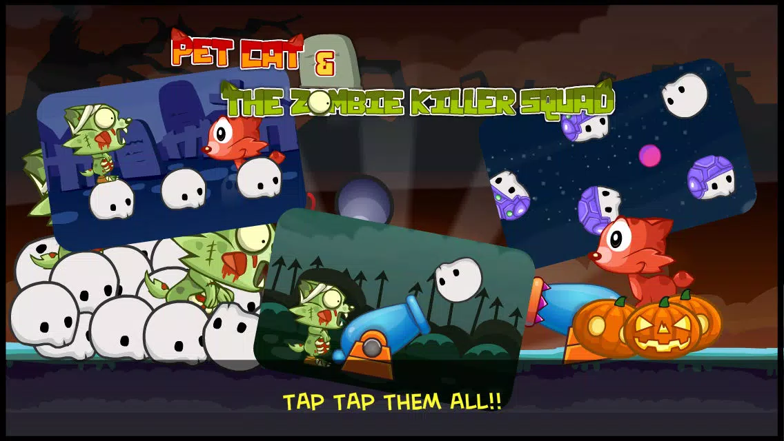 9 Games in 1 - Zombie Cats Ekran Görüntüleri