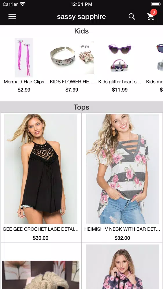 Sassy Sapphire Boutique Screenshots
