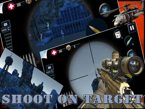 desert sniper shooter 3d - real shooting experince : full free game iPad  স্ক্রিনশট