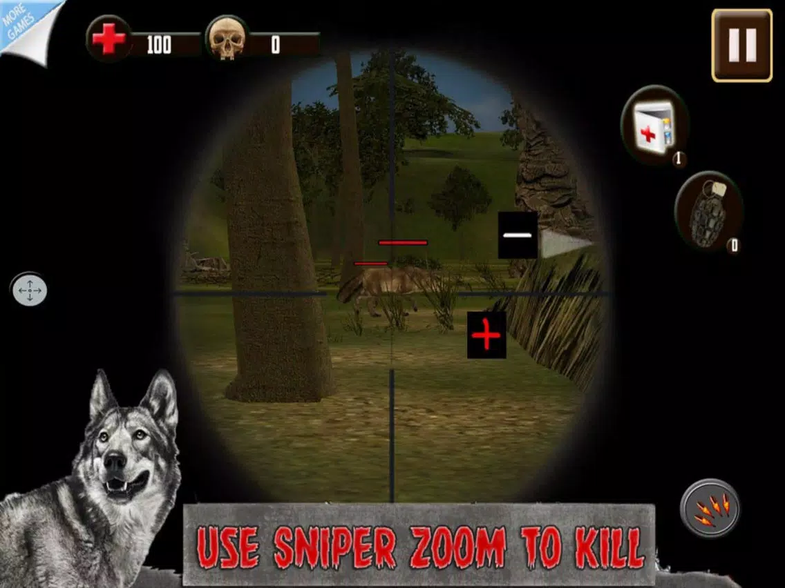Jungle Hunter Animal - Wolf Shoot Wild iPad Screenshots