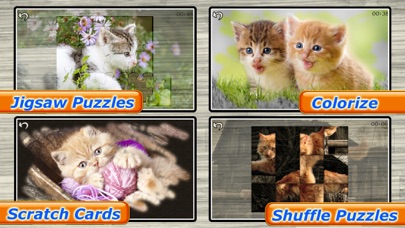 Cute Cats - Real Cat and Kitten Picture Jigsaw Puzzles Games for Kids Screenshots