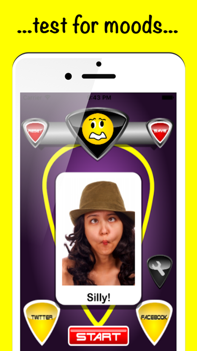Capturas de tela do Mood Detector Face Test Prank