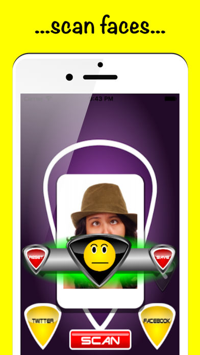 Capturas de tela do Mood Detector Face Test Prank