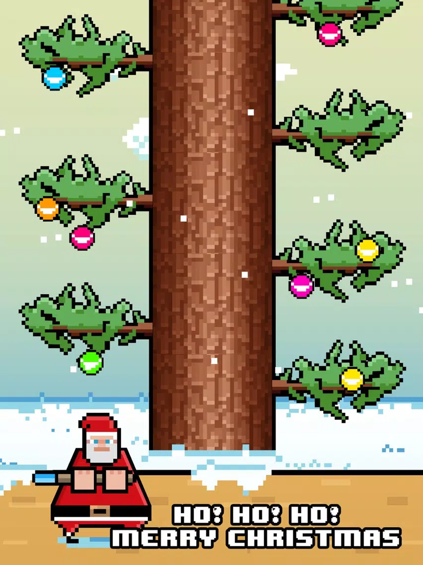 Santa Chopping Christmas Circle Rush - elf 2016 games! iPad Screenshots