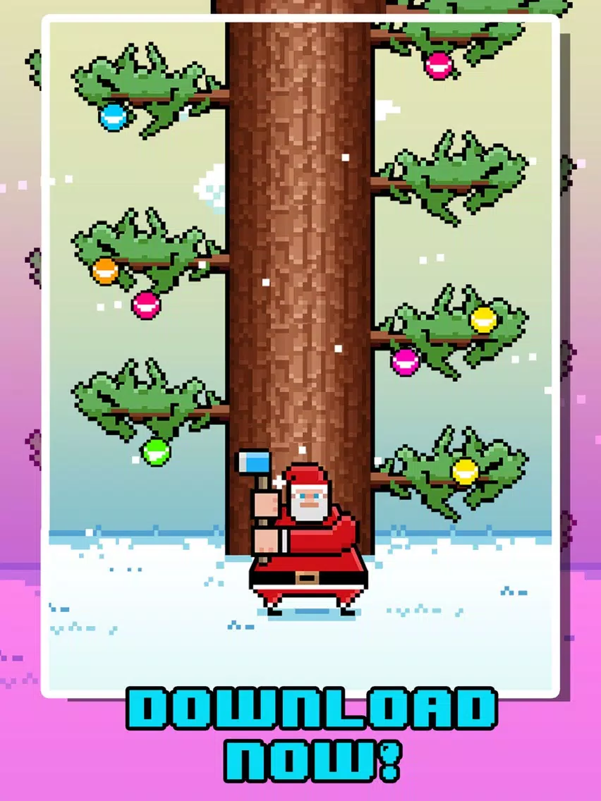 Santa Chopping Christmas Circle Rush - elf 2016 games! iPad Screenshots
