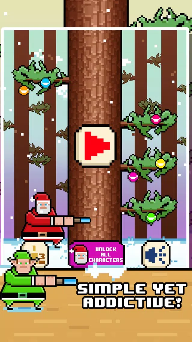 Santa Chopping Christmas Circle Rush - elf 2016 games! Screenshots