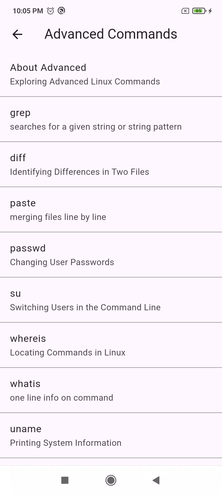 تصاویر Linux Commands