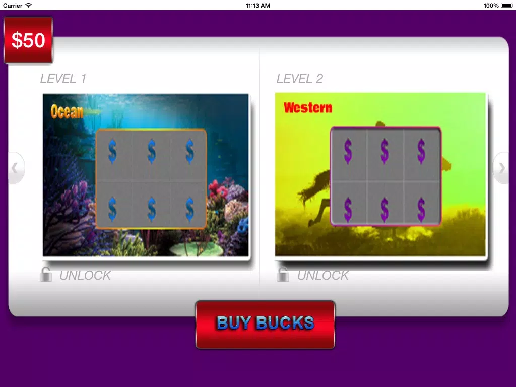 Black Jack Scratches iPad Screenshots