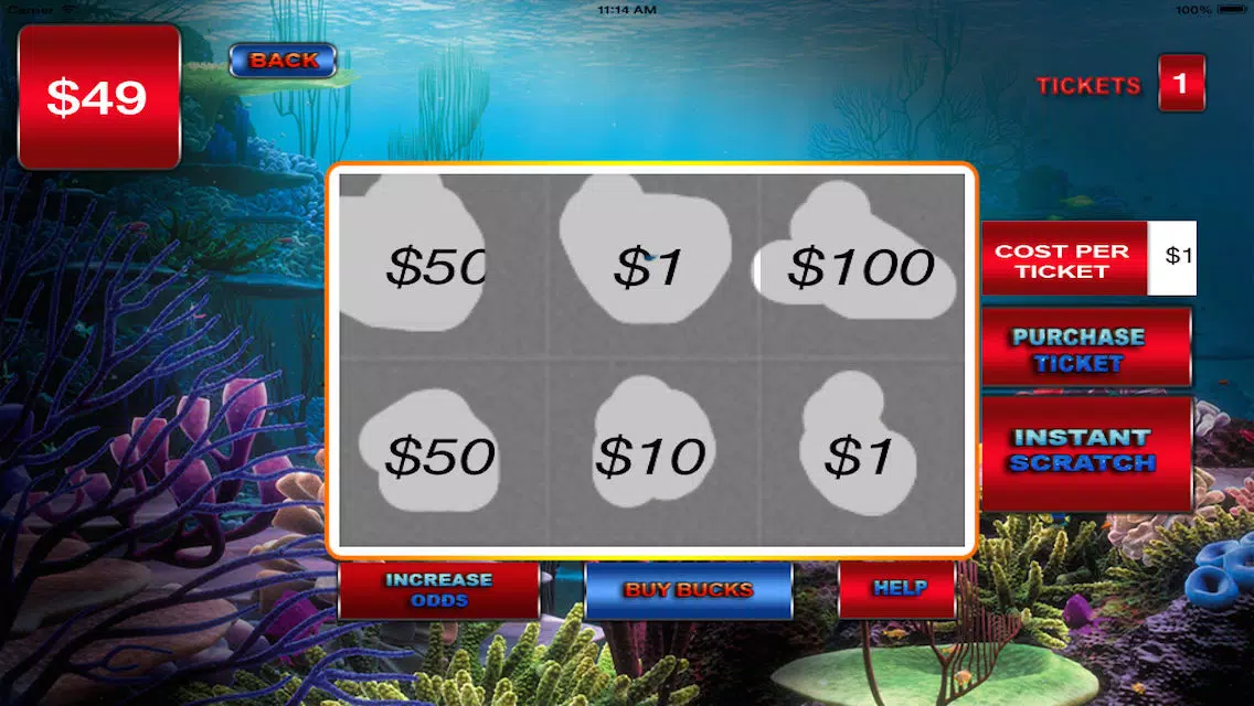 Black Jack Scratches Screenshots